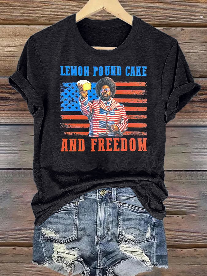 Women's   Lemon Pound Cake  Printed T-Shirt
