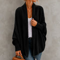 Elegant Batwing Sleeve Knitted Cardigan