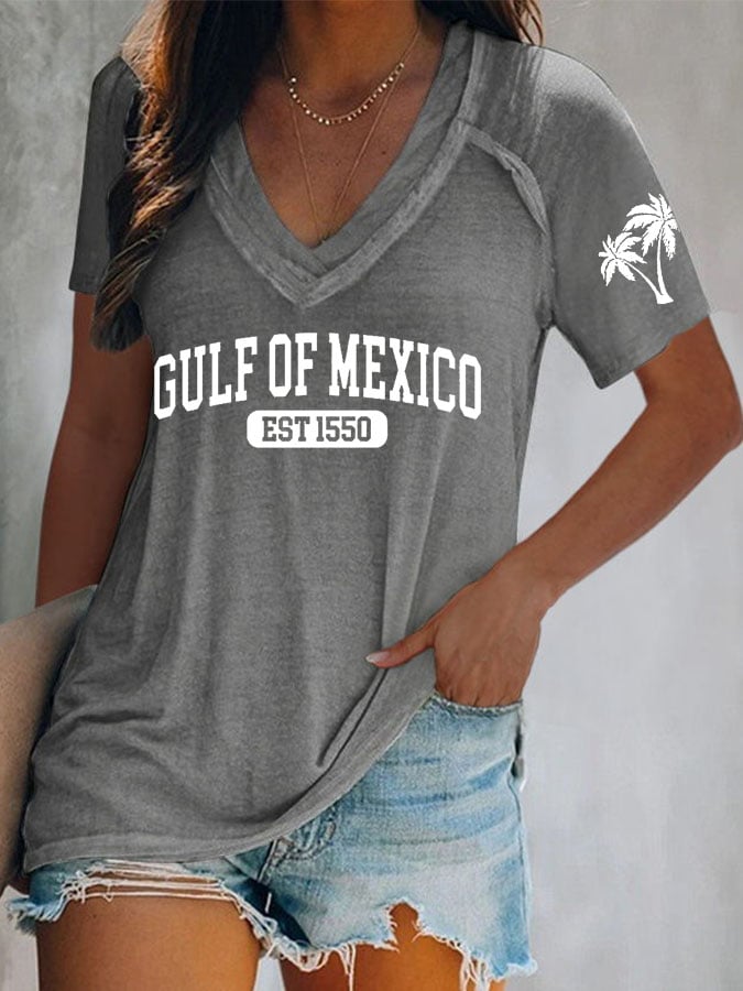 Women's Gulf Of Mexico Print T-Shirt