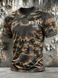 Men's Retro Print Short-Sleeve T-Shirt
