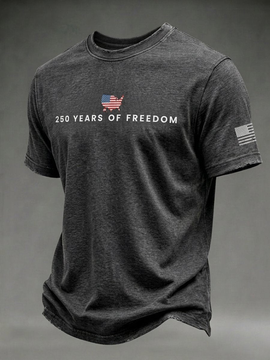 Men's USA 250th Anniversary Short-Sleeve Crew Neck T-Shirt
