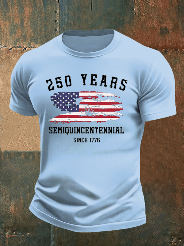 Men's 250 Years Semiquincentennial Since 1776 T-Shirt