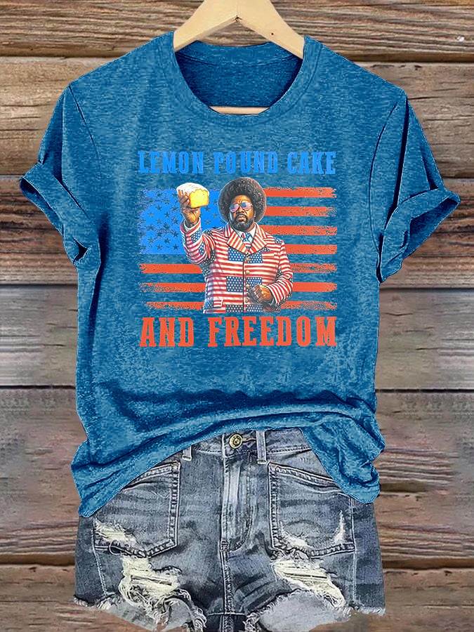 Women's   Lemon Pound Cake  Printed T-Shirt