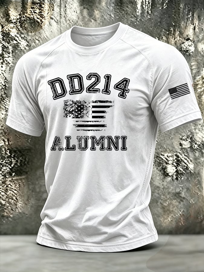 Men's Retro Print Short-Sleeve T-Shirt