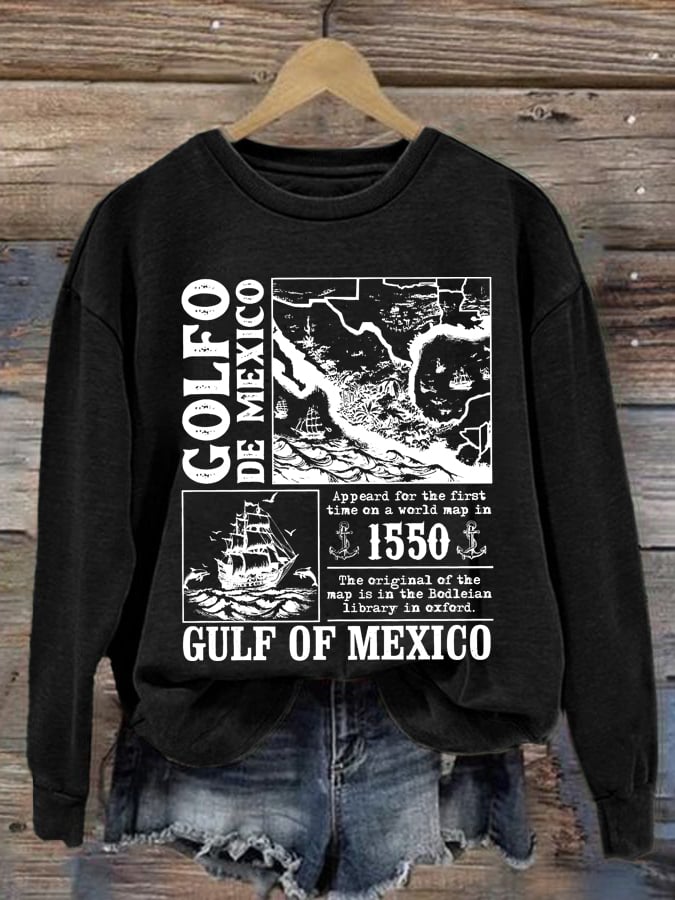 Women's Gulf Of Mexico Printed Sweatshirt