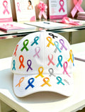 Unisex Pink Floral Print Hat