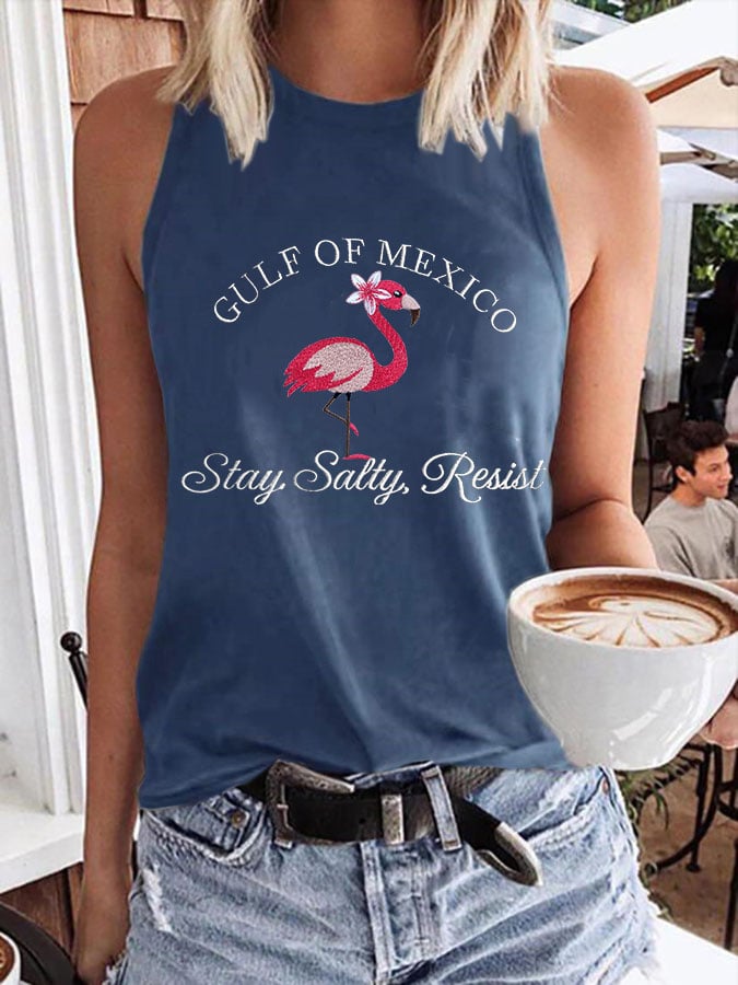 Women's Gulf Of Mexico Print Tank Top
