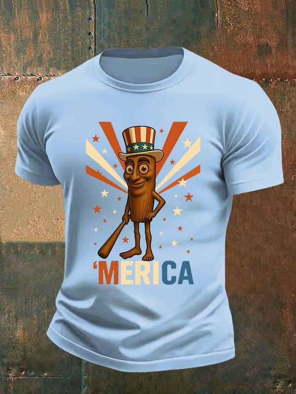 Men's MERICA Print T-Shirt