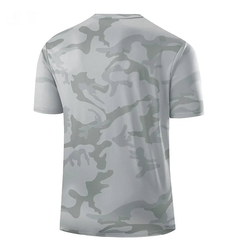 Men's Camouflage Quick-Dry Breathable Outdoor Short-Sleeve Shirt