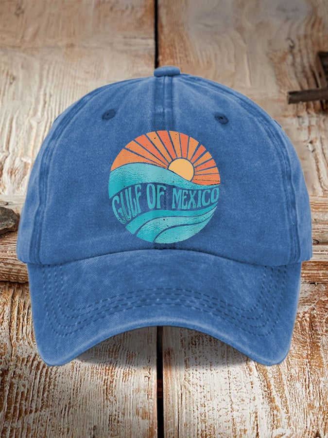 Unisex Gulf Of Mexico Print Hat