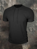 Men's Slim-Fit Cotton Crew-Neck Sports T-Shirt