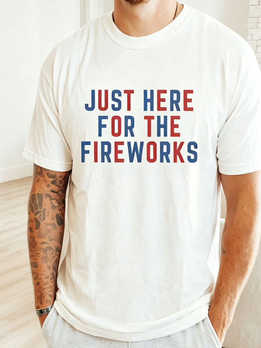 American Independence Day Funny Couple T-Shirt