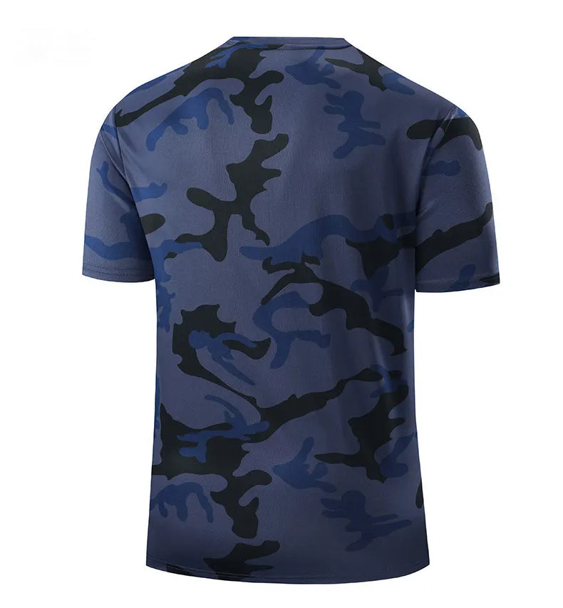 Men's Camouflage Quick-Dry Breathable Outdoor Short-Sleeve Shirt