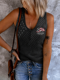 Women's 250th Anniversary of the United States Printed Vest