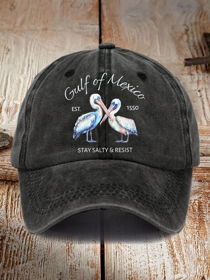 Gulf Of Mexico Print Baseball Cap