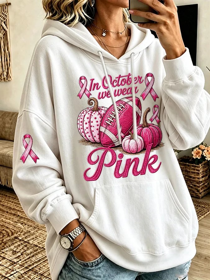 Women's Vintage Rose Floral Patchwork Drawstring Pocket Hoodie
