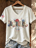 Women's Casual Print Short-Sleeve T-Shirt