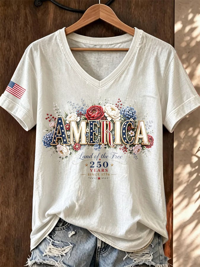 Women's Casual Print Short-Sleeve T-Shirt