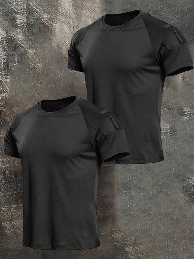 Men's Tactical T-Shirts Short Sleeve Raglan