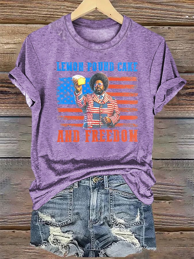 Women's   Lemon Pound Cake  Printed T-Shirt