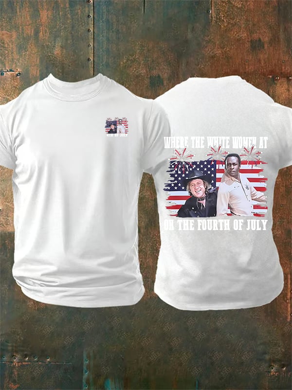 Men's ON THE FOURTH OF JULY Print T-Shirt