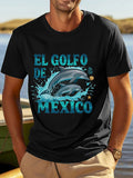 Men's "The Gulf of Mexico" Dolphin Print T-Shirt