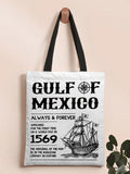 Gulf of Mexico Printed Shoulder Bag Handbag