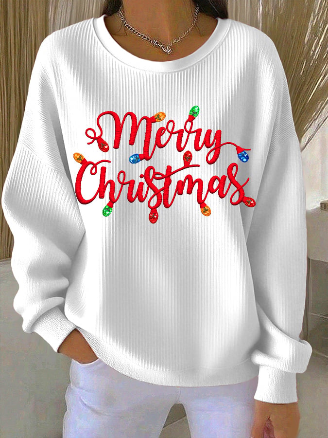 Women's casual Christmas sweatshirt