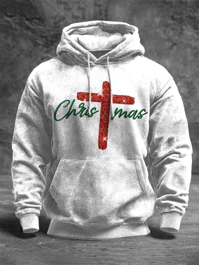 Men's Merry Christmas Printed Sweatshirt