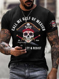 Men's Gulf Of Mexico Printed Round Neck T-Shirt