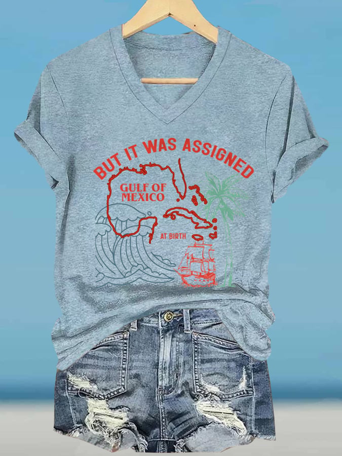 Women's Gulf Of Mexico Printed T-Shirt