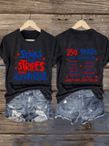 Women's  Round-Neck 250 YeAR'S STILL WORKING ON Printed T-Shirt