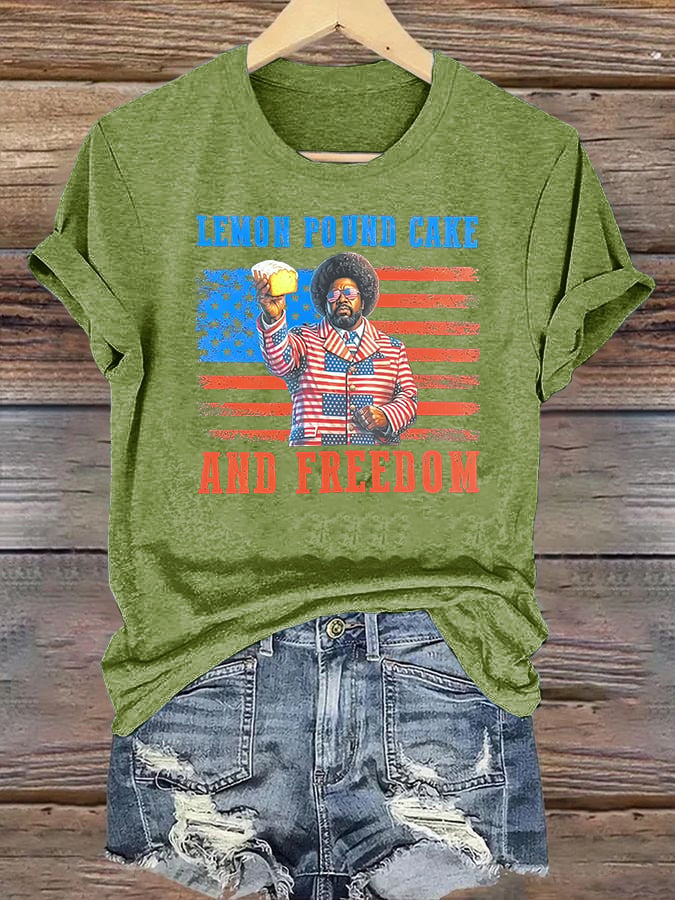 Women's   Lemon Pound Cake  Printed T-Shirt
