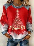 Women's Christmas Faith Print Sweatshirt