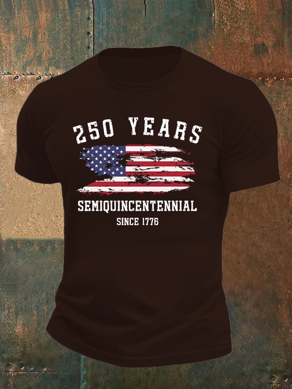 Men's 250 Years Semiquincentennial Since 1776 T-Shirt