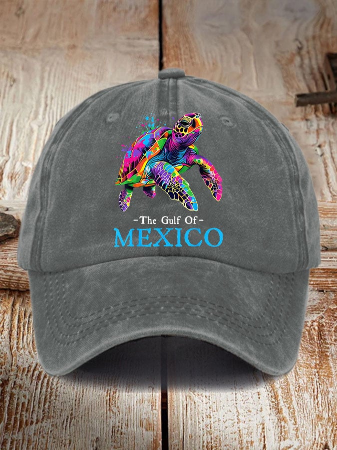 Gulf Of Mexico Print Baseball Cap