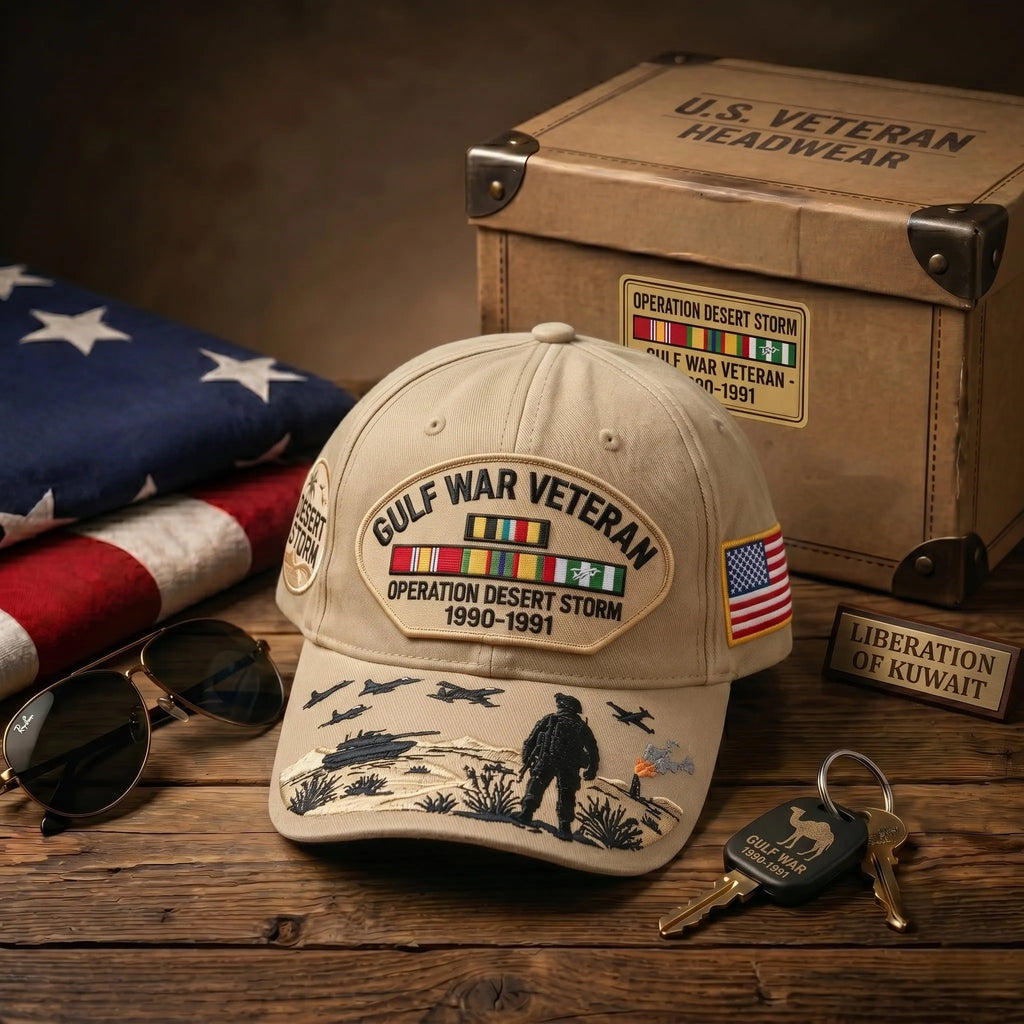 🎁🇺🇸 Last Day Promo: 49% OFF 🎖️ - Gulf War Veteran Tribute Cap