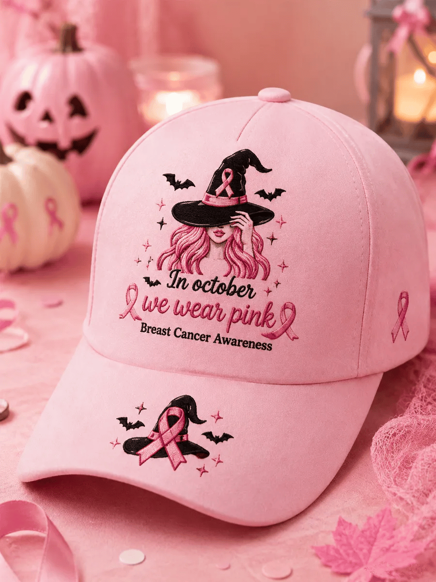 Unisex Breast Cancer Awareness Print Hat