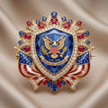 US 250th Anniversary Brooch Pin