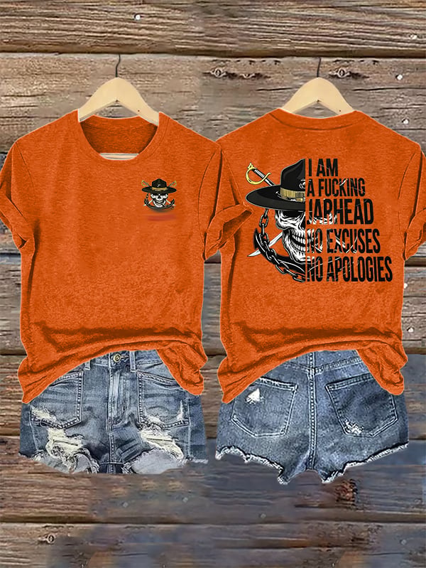 Women's Pirate Skull Print T-Shirt