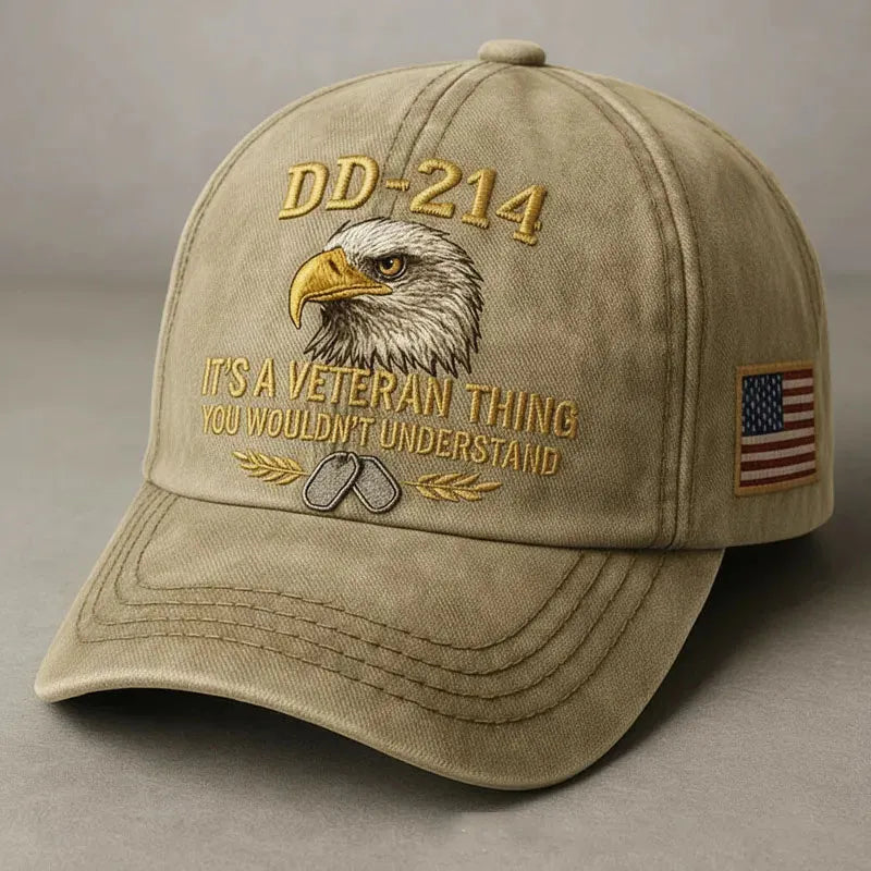 Embroidered DD214 US 250th Anniversary Cap