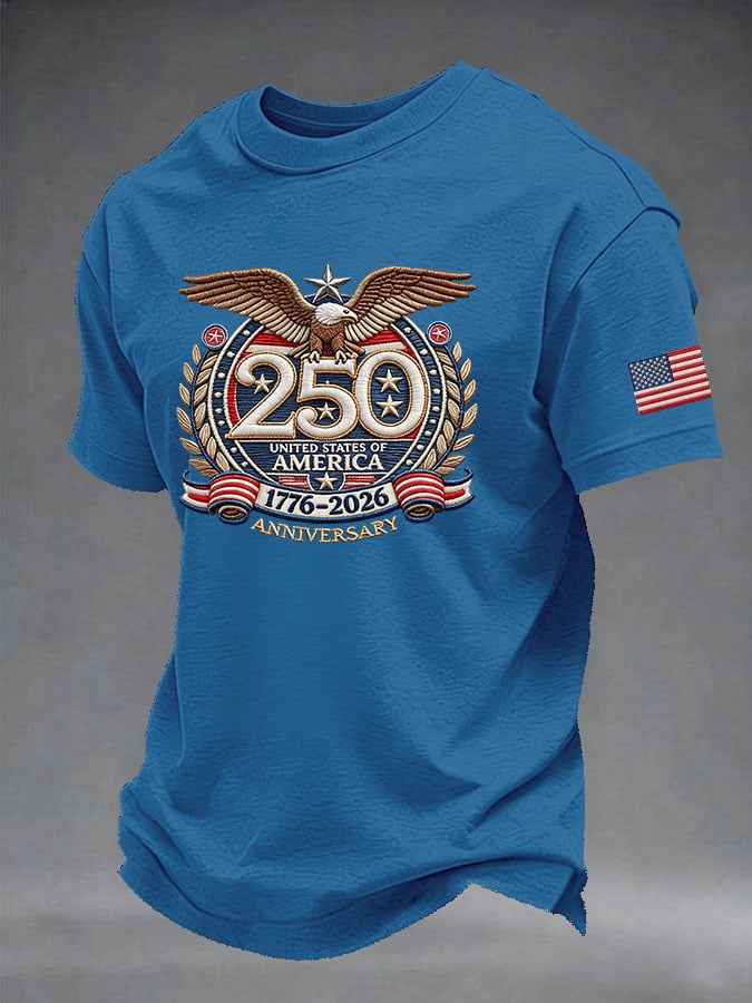 Men's Casual Printed Short-Sleeve T-Shirt