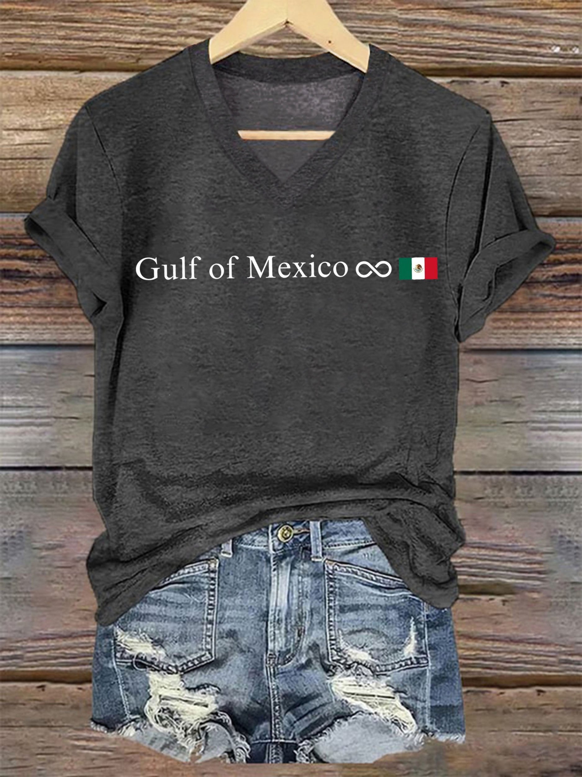 Women's Gulf Of Mexico Printed Short-Sleeved T-Shirt