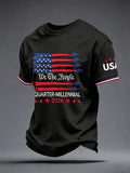 Men's 250th Anniversary Printed Casual T-Shirt