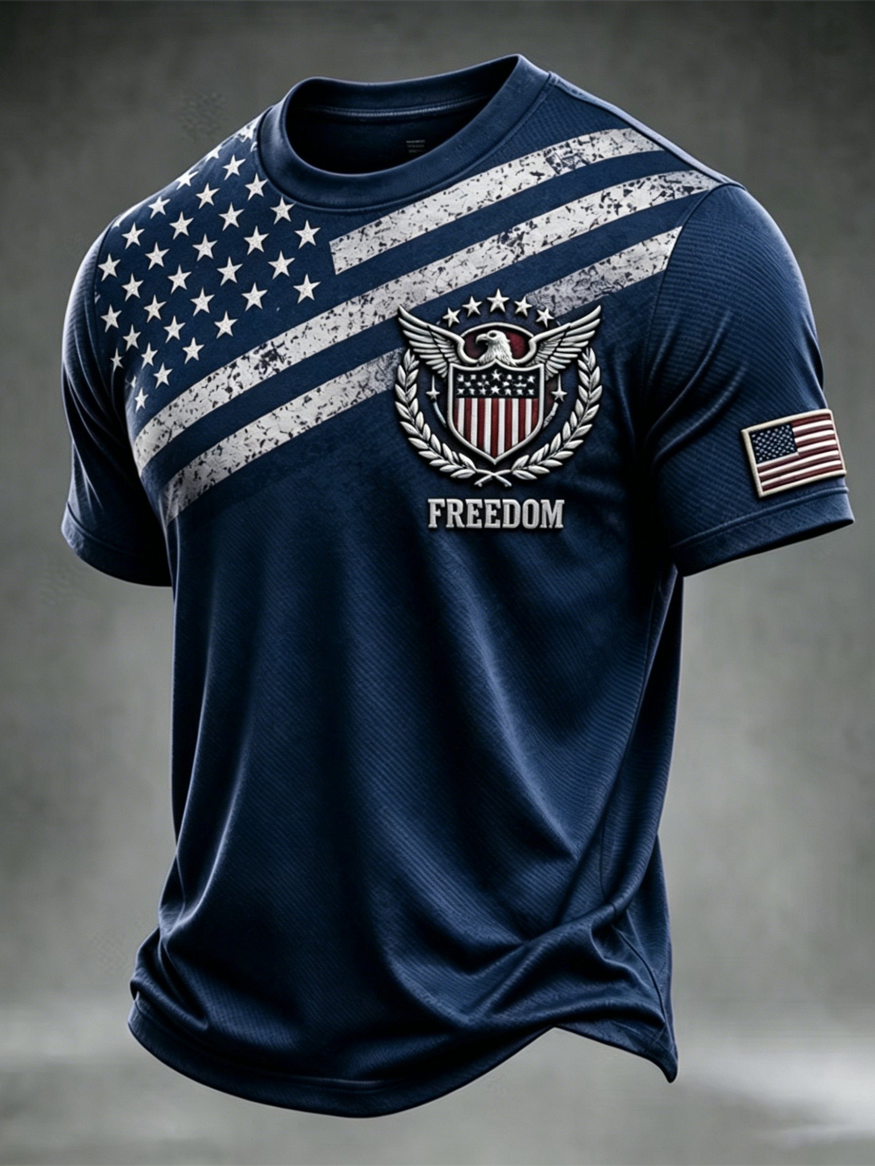Men's Casual Printed Short-Sleeve T-Shirt