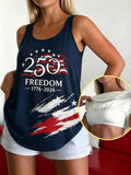 Women's 250th Anniversary Commemorative Printed Tank Top