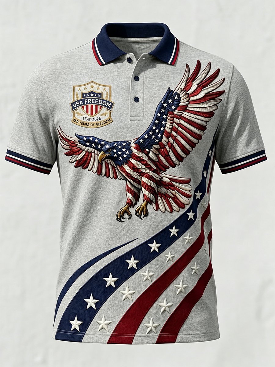Men's U.S. 250th Anniversary Short-Sleeve Polo Shirt