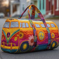Hippie Van Quilted Duffle Bag