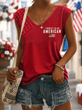 Women's 250th Anniversary Printed V-Neck Vest