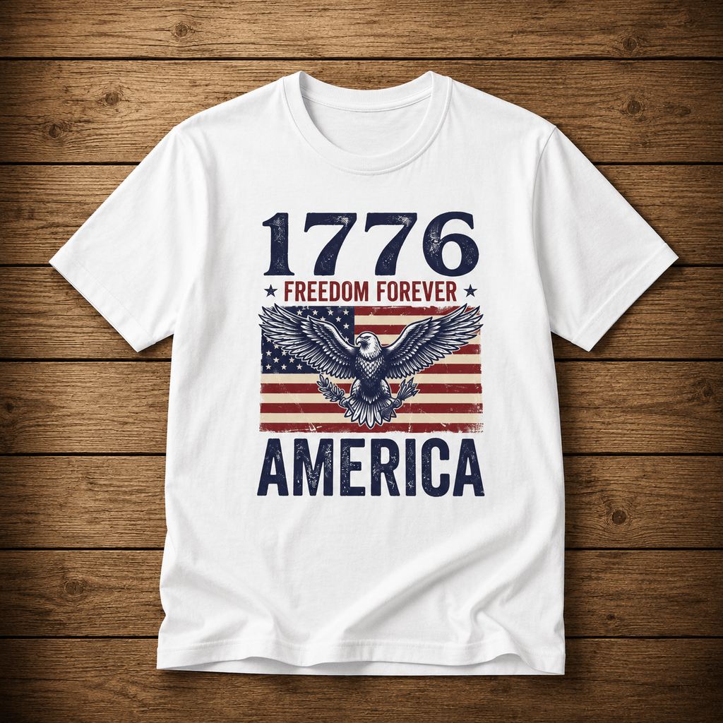 America 1776 Freedom Forever T-Shirt | 250th Anniversary Edition